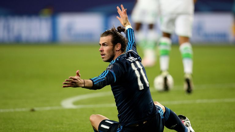 Gareth Bale shows his frustration