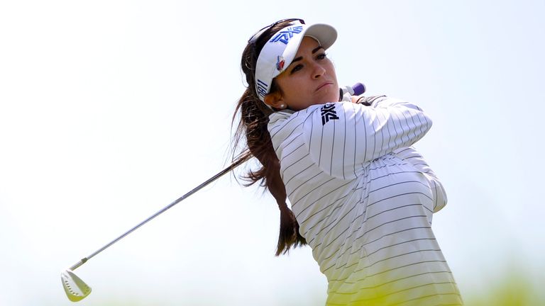 Gerina Piller during the final round of the Swinging Skirts LPGA Classic presented by CTBC at the Lake Merced Golf Club