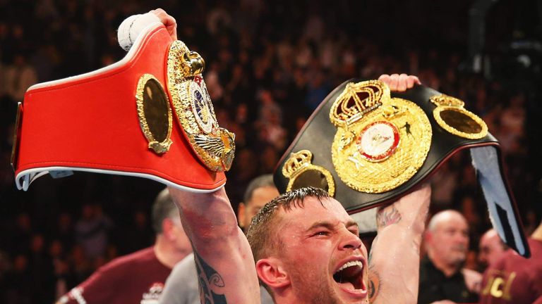 Carl Frampton's last super-bantamweight fight ended in glory