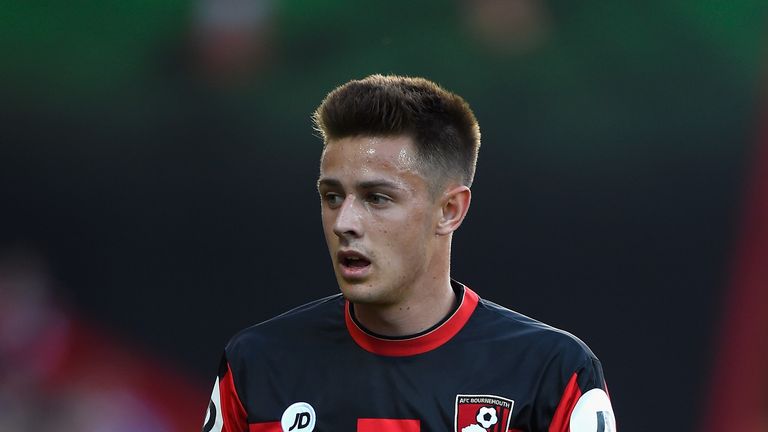 BOURNEMOUTH, ENGLAND - JULY 31:  Harry Cornick of Bournemouth in action during a Pre Season Friendly between AFC Bournemouth and Cardiff City at Vitality S
