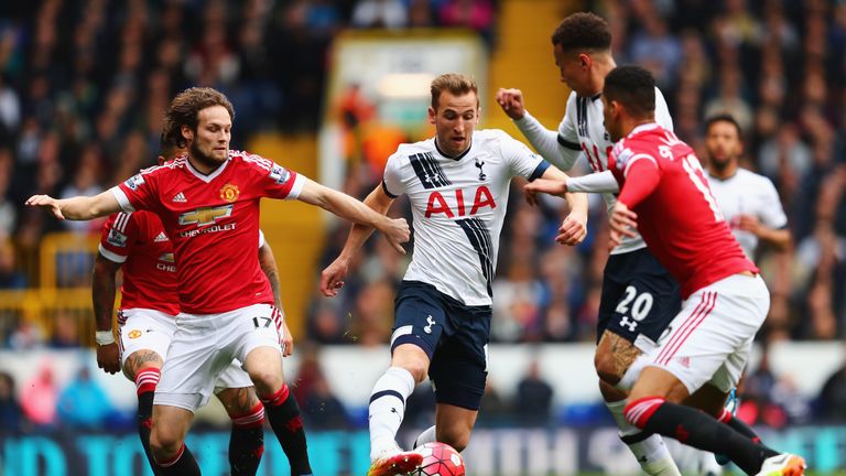 Harry Kane in action for Tottenham