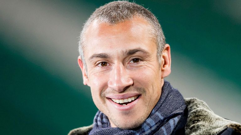 Henrik Larsson, scored 242 goals in 313 games for Celtic