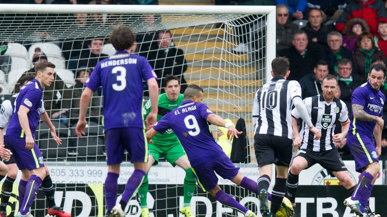 Farid El Alagui snatches a late point for Hibs at Love Street