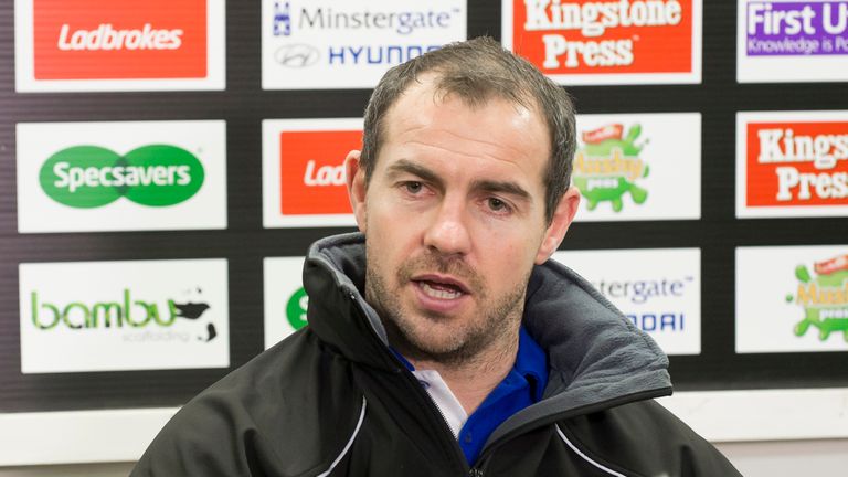 Rugby League - First Utility Super League - Hull FC v Salford Red Devils - KC Stadium, Kingston upon Hull, England - Salford coach Ian Watson.