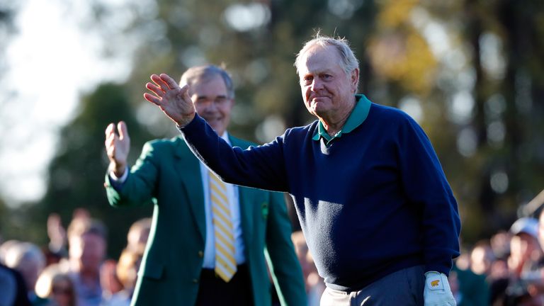 Nicklaus hit a 'pop-up' drive and lost out to Player by 20 yards