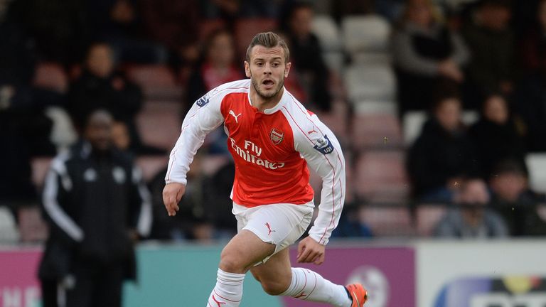 Jack Wilshere, Arsenal Under-21s v West Brom U21s, Borehamwood