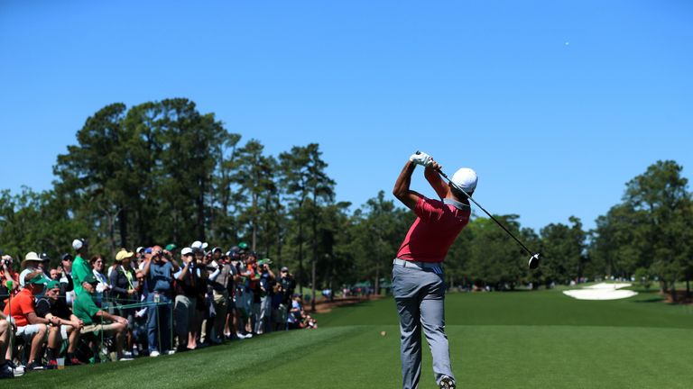 World No 1 Jason Day on Tuesday at Augusta