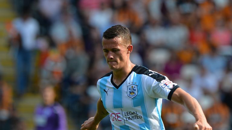 HULL, ENGLAND - AUGUST 08:  Jonathan Hogg of Huddersfield Town during the Sky Bet Championship 