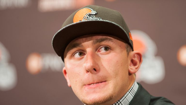 Former Cleveland Browns quarterback Johnny Manziel 