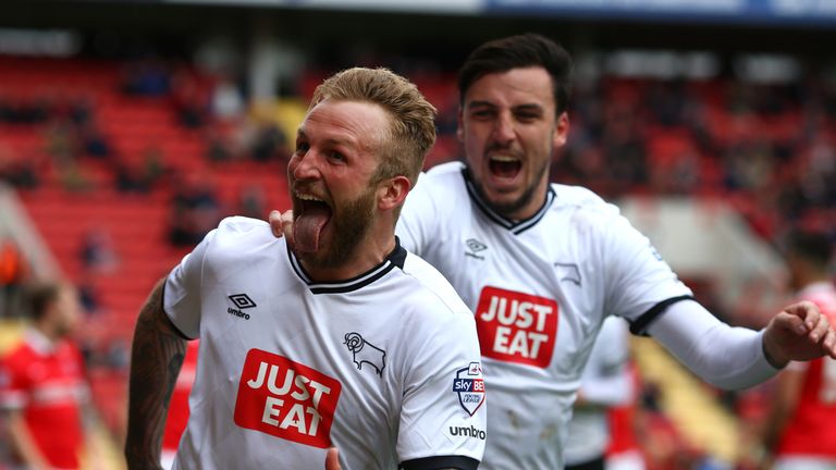 Johnny Russell celebrates 