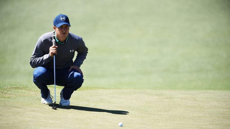 Spieth made a number of clutch saves on the front nine