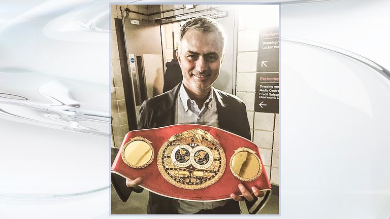 Jose Mourinho Boxing Belt