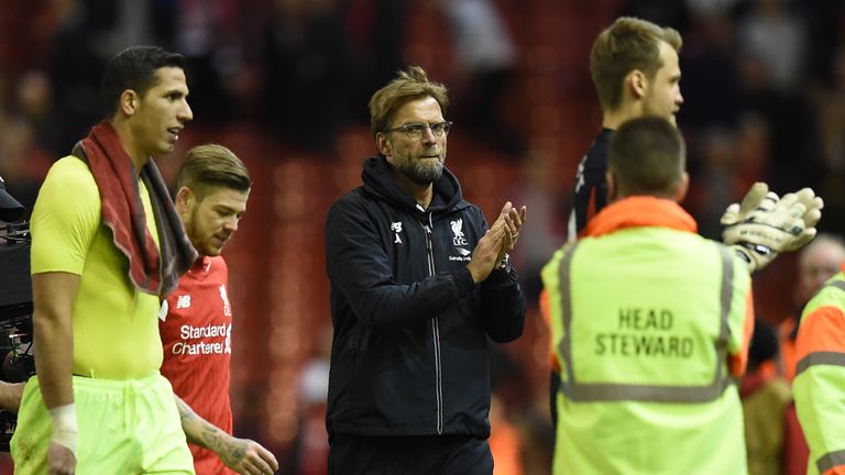 Jurgen Klopp says Liverpool are in a 'good moment' after the 4-0 win over Everton, but admits it was dampened by Divock Origi's injury.