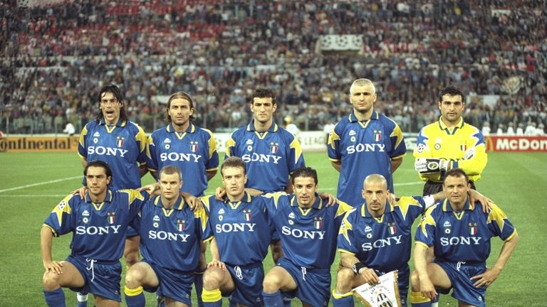 Fabrizio Ravanelli and new Chelsea manager Antonio Conte were in the Juventus side which won the 1996 Champions League