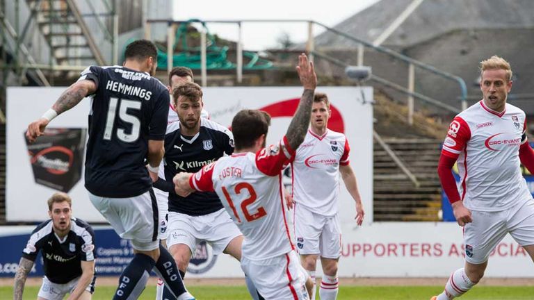 Kane Hemmings (15) goal v Ross County 2-0