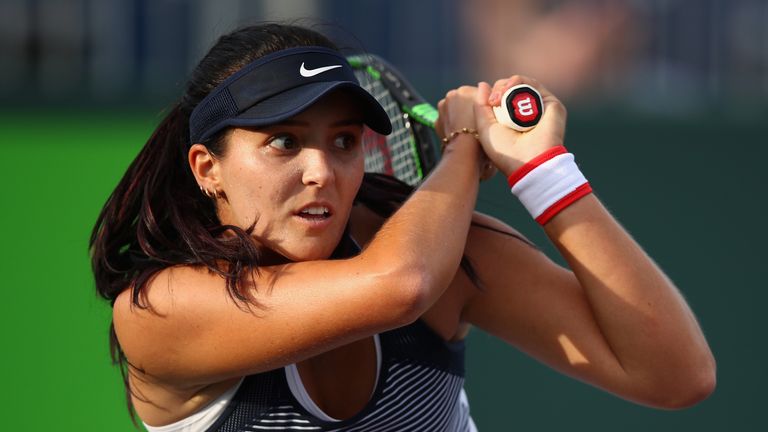 Laura Robson is making steady progress after her wrist problems