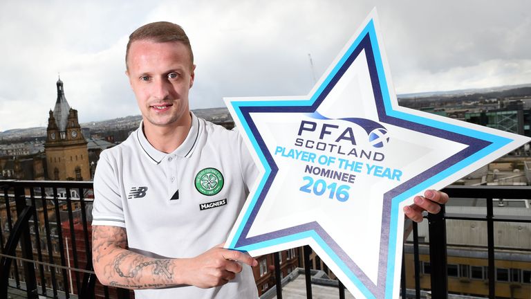 Player of the Year nominee Leigh Griffiths from Celtic.
