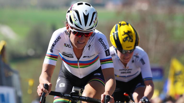 Lizzie Armitstead during the 100th edition of the Tour of Flanders 
