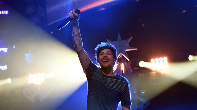 Louis Tomlinson of music group One Direction