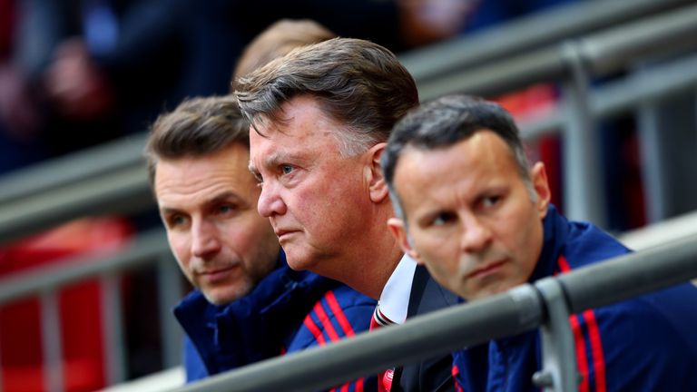 Louis van Gaal hit out at the referee despite reaching the FA Cup final.