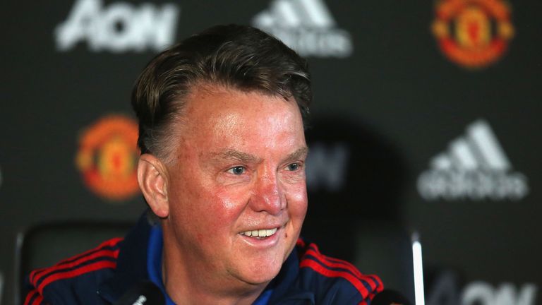 (EXCLUSIVE COVERAGE) Manager Louis van Gaal of Manchester United