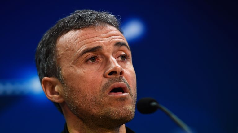 Luis Enrique spoke to the media ahead of Barcelona's Champions League quarter-final against Atletico Madrid