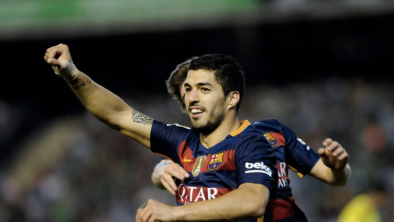 Luis Suarez scored in the 81st minute to get his ninth goal in the last three matches. 