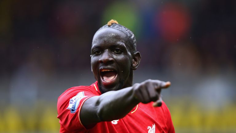 Mamadou Sakho of Liverpool gives instructions during the Premier League match v Watford at Vicarage Road, 20 December 2015