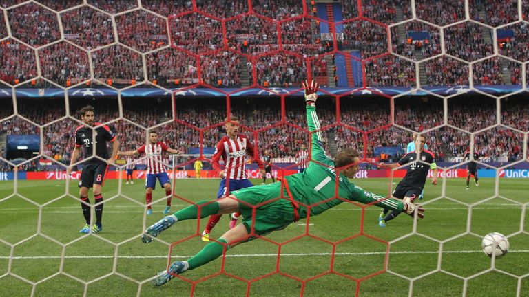 Manuel Neuer can't stop Atletico Madrid taking the lead
