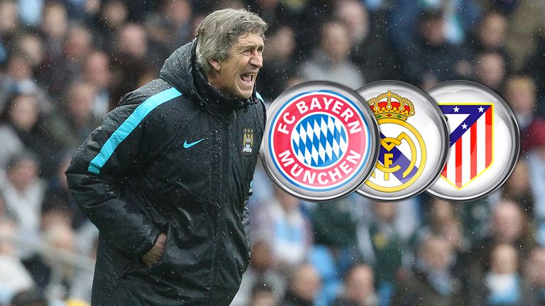 We examine Manuel Pellegrini's record against City's possible Champions League semi-final opponents