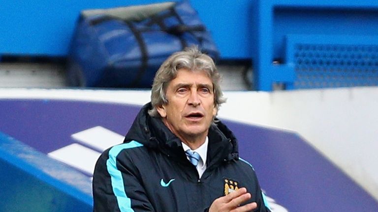 Manchester City manager Manuel Pellegrini