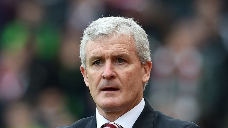 Stoke City manager Mark Hughes