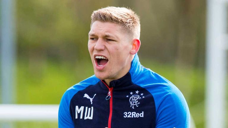 Martyn Waghorn Rangers happy clappy training