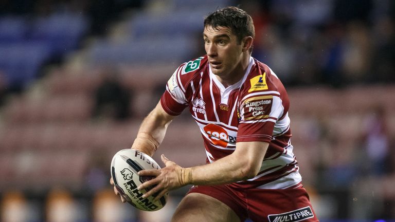 Wigan's Matty Smith who two late drop goals