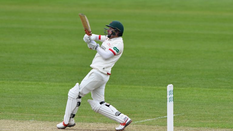 CARDIFF, WALES - APRIL 18:  Leicestershire batsman Paul Horton picks up some runs during day two of the Specsavers second division County Championship matc
