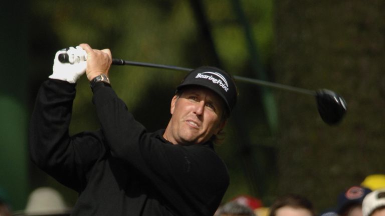 Phil Mickelson had two drivers in the bag: One for a draw, one for a fade