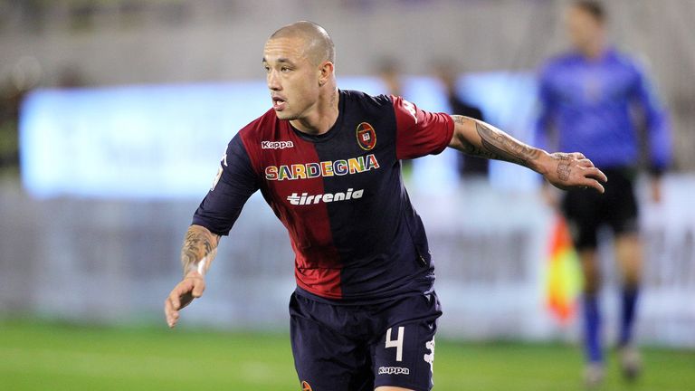 Nainggolan caught Roma's eye whilst playing for Cagliari