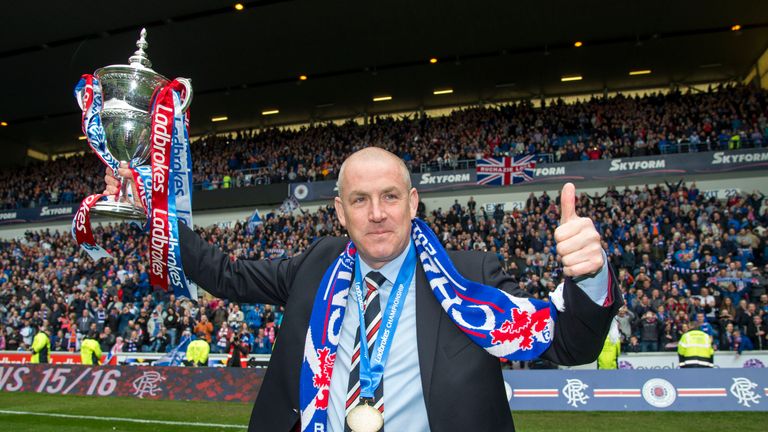 Rangers manager Mark Warburton says he has received 'excellent' backing from the club's board