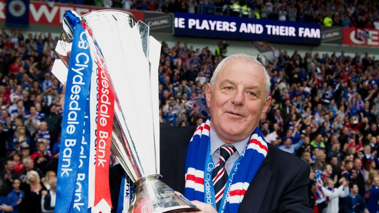 Former Rangers boss Walter Smith won 21 major trophies over two spells at the club