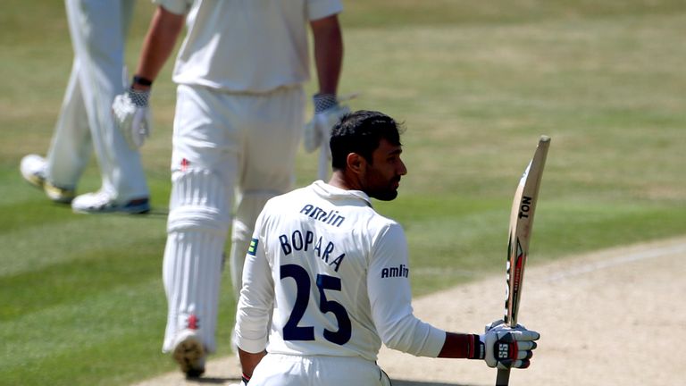 Ravi Bopara is 66 not out for Essex at Chelmsford