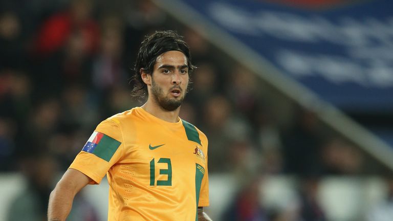 PARIS, FRANCE - OCTOBER 11:  Rhys Williams of Australia looks on during the International Friendly match between France and Australia at Parc des Princes o