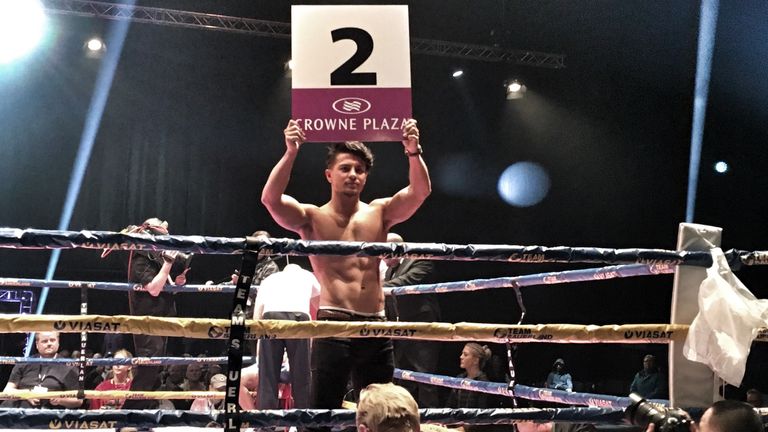 Mikaela demanded a 'ring boy' for her fight - and she got one!