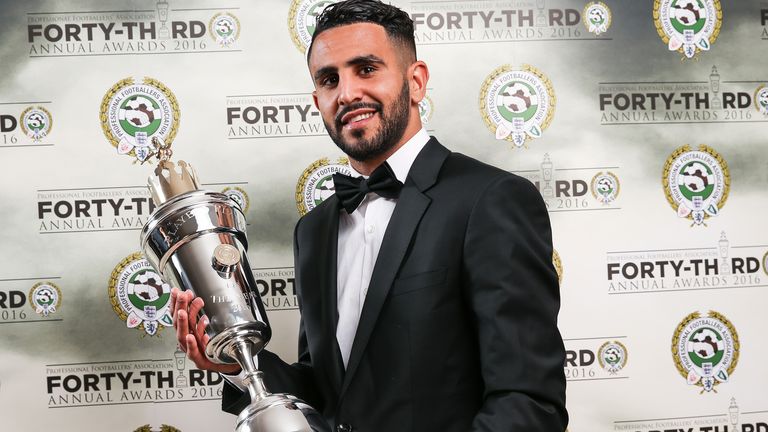 Riyad Mahrez: PFA player of the year