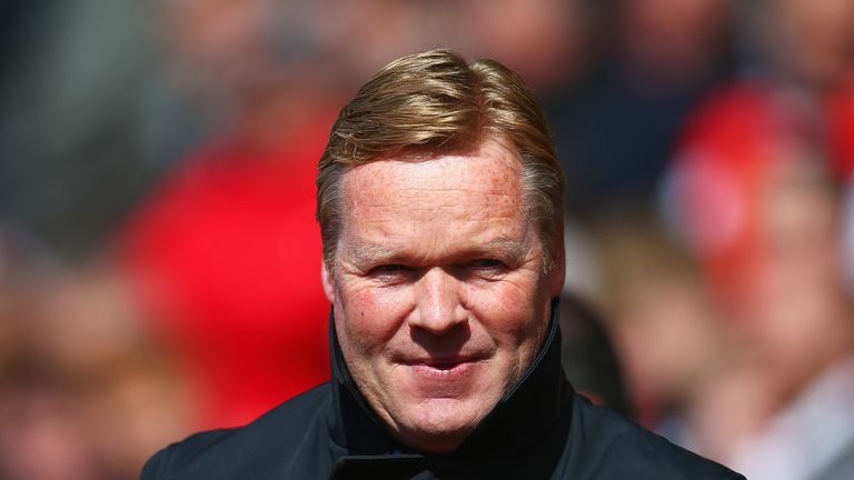 Ronald Koeman was pleased with Southampton's first-half performance against Newcastle