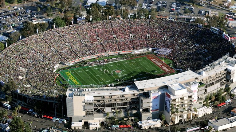 A general view during the Rose Bowl