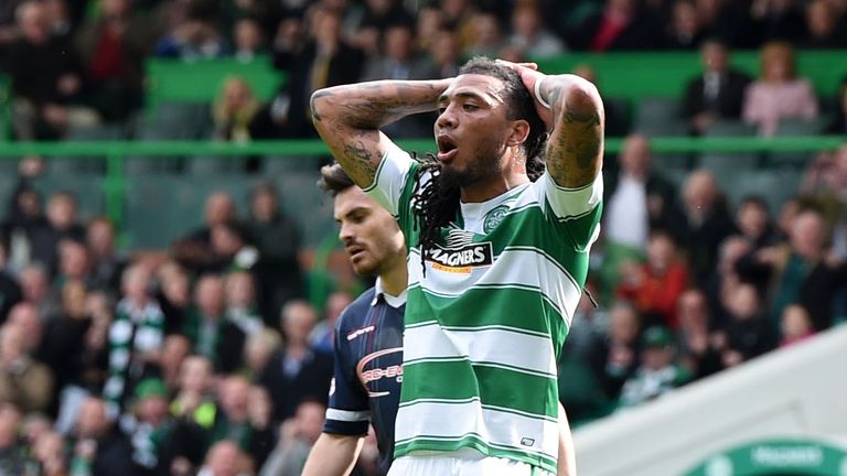 Celtic's Colin Kazim-Richards rues a missed chance 