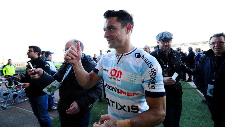 Racing 92 fly-half Dan Carter