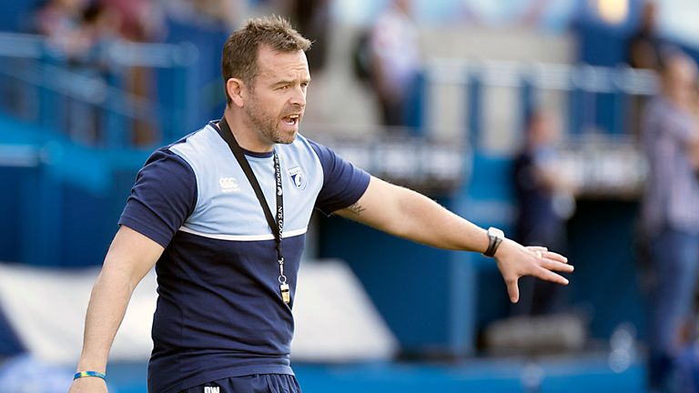 Cardiff Blues head coach Danny Wilson