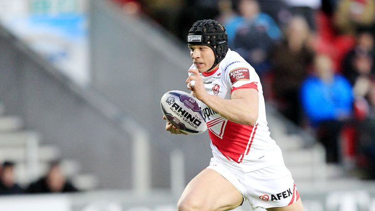 St Helens full-back Jonny Lomax