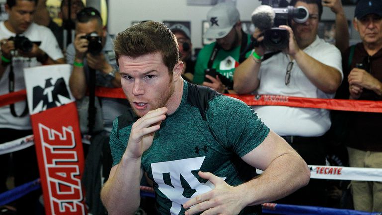 Saul Alvarez is plotting Amir Khan's downfall (Pic: Tom Hogan- Hoganphotos/Golden Boy Promotions)  